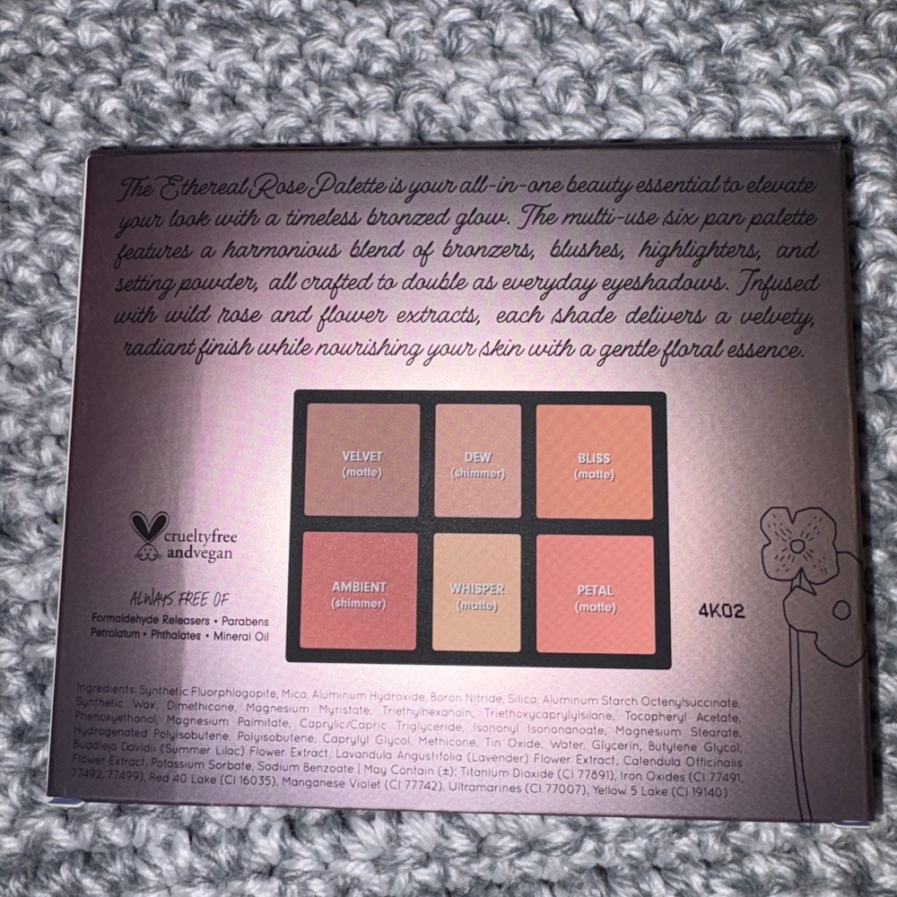 *BUNDLE* Ethereal Glow Face and Eye Palette - WITH* SHADES BY SHAN BRUSHES - Picture 4 of 7